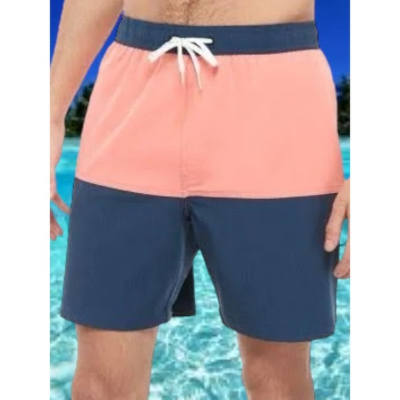 NEW Men's Ocean & Coast Swim Suit Stretch Shorts Coral Crush  Size XL $40 NWT - Picture 1 of 6